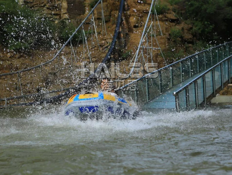 玻璃漂流水滑道