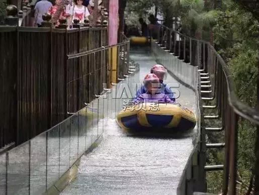 玻璃漂流水滑道