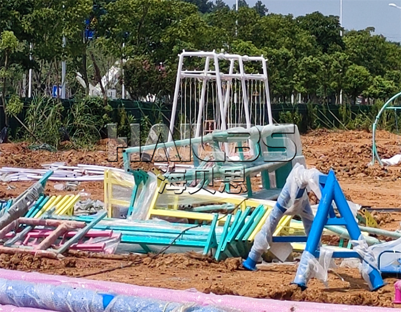 湖北武汉无动力乐园施工现场