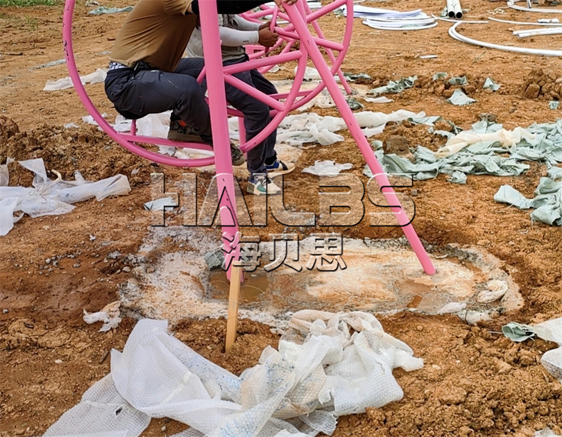 湖北武汉无动力乐园施工现场