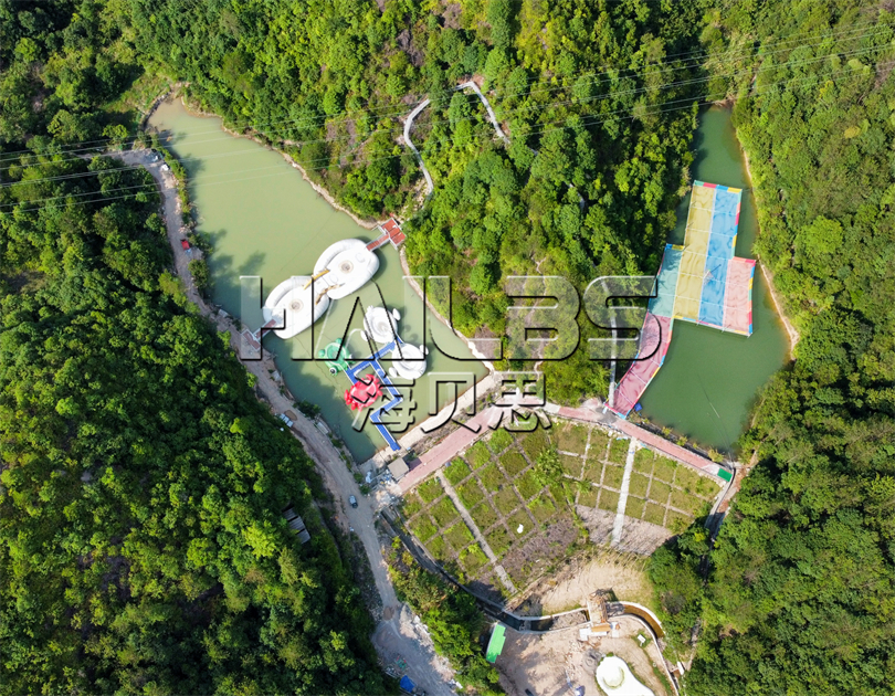 浙江东阳无动力乐园安装现场
